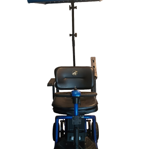 Mobility Scooter Roof with STEEL Frame and Blue Roof