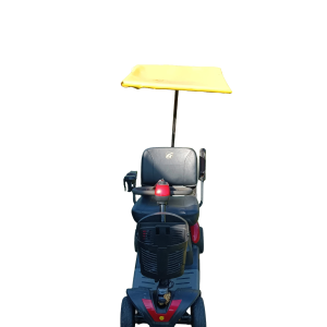 Mobility Scooter Roof with STEEL Frame and Yellow Roof